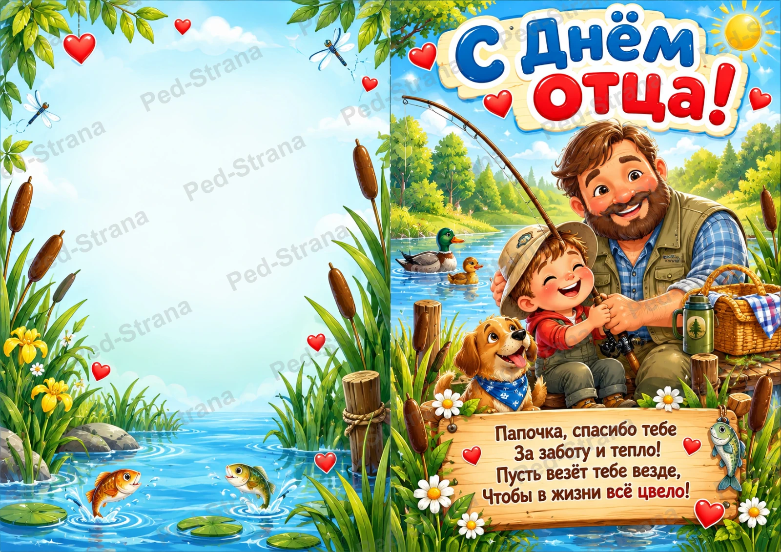 Открытки ко дню отца - 28шт. — страница-пример 1