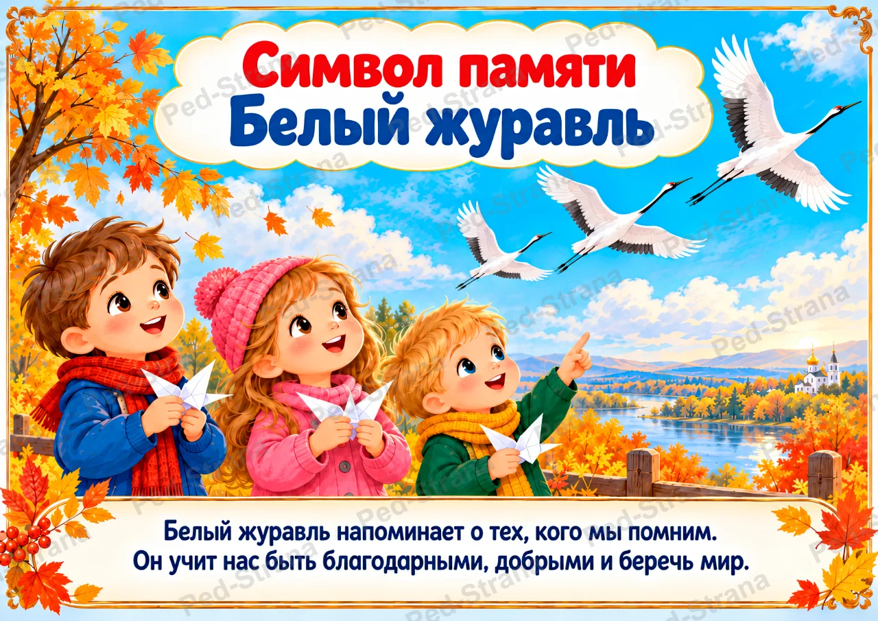 Презентация "22 октября - День белых журавлей" — страница-пример 2