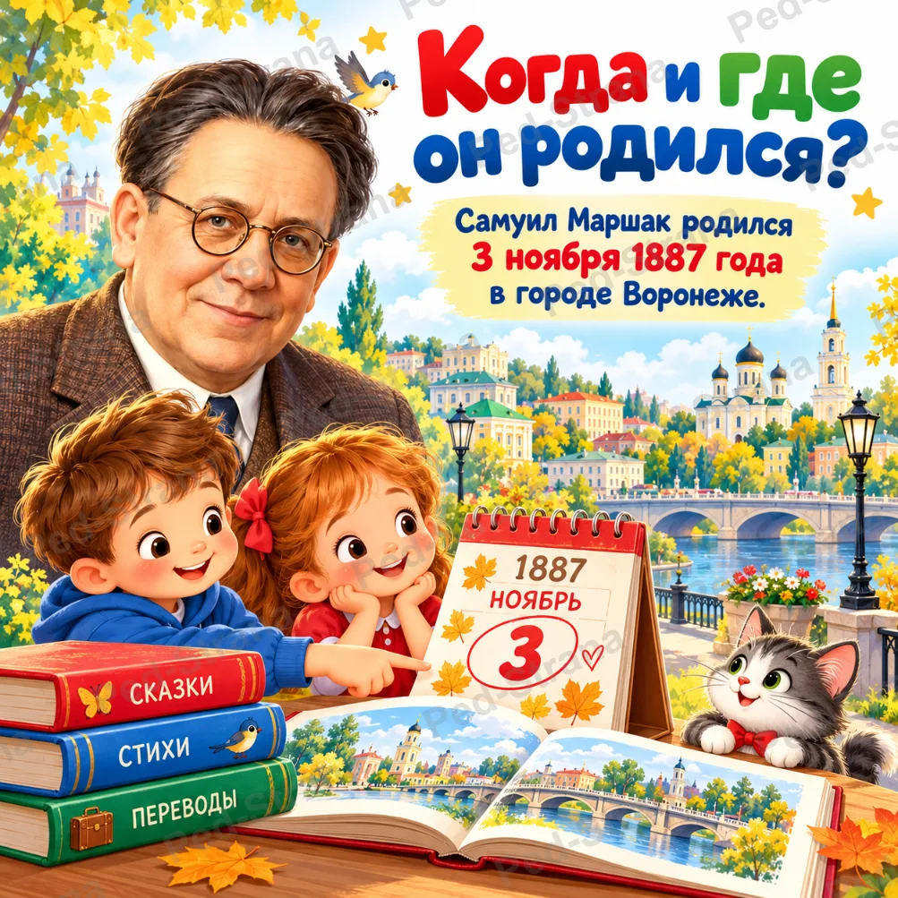 3 ноября - День рождения Самуила Маршака — страница-пример 2
