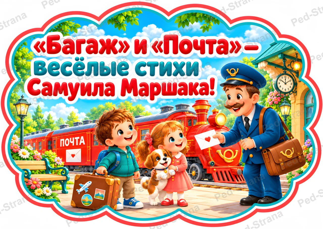 Речевые облачка "Самуил Яковлевич Маршак" — страница-пример 3
