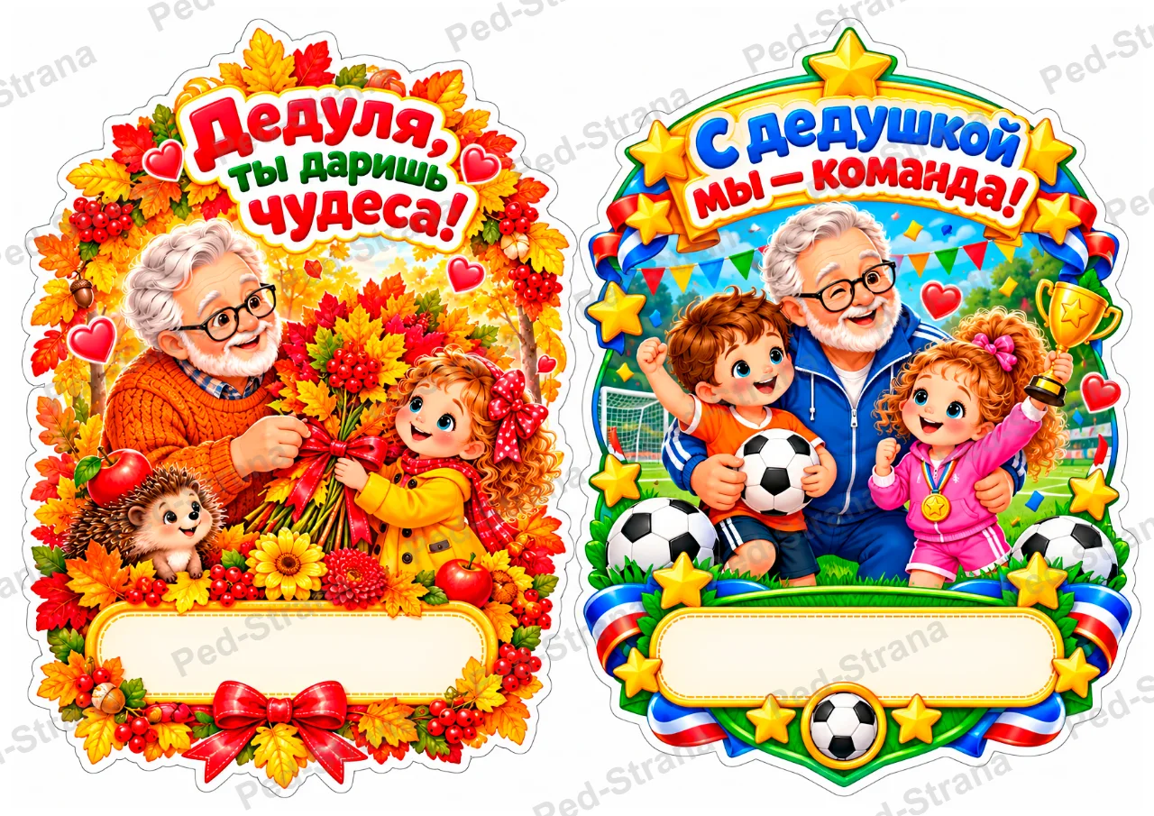 Сладкие открытки ко Дню бабушек и дедушек — страница-пример 3