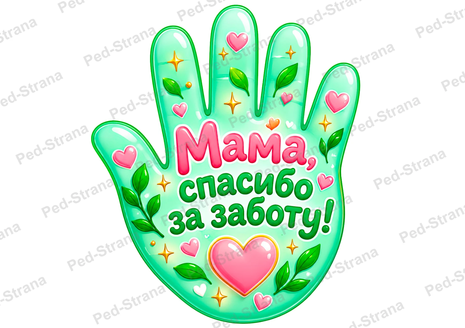 Речевые облачка «Ко Дню матери-3» - 20шт — страница-пример 3