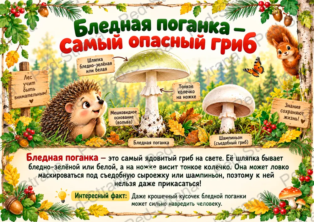 Осторожно, грибочки. Несъедобные и ядовитые грибы — страница-пример 5