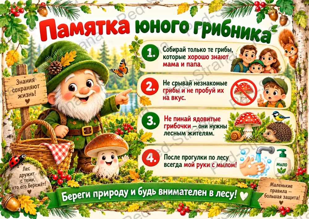 Осторожно, грибочки. Несъедобные и ядовитые грибы — страница-пример 17