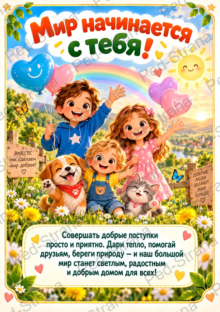 Тематический альбом "Азбука добрых дел" — страница-пример 17