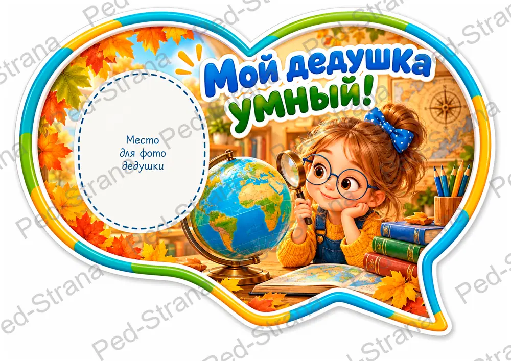 Сердечки с фото для бабушек и дедушек — страница-пример 10