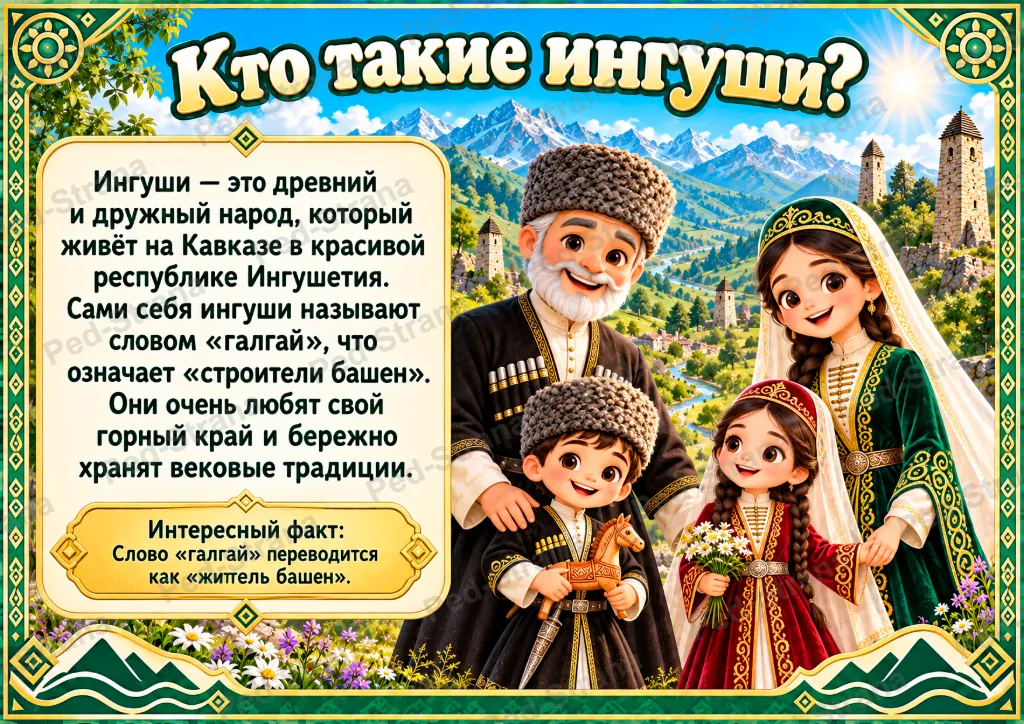 Народы России: Ингуши — страница-пример 1