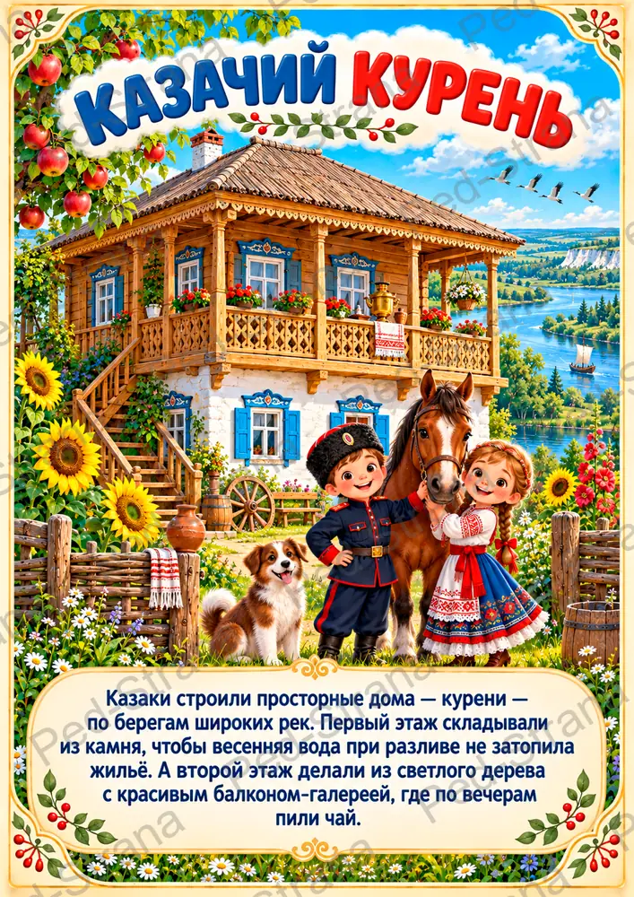 Тематический альбом "Где живут народы России" — страница-пример 11