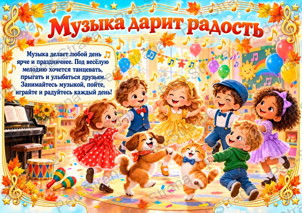 Тематический альбом "Международный день музыки" — страница-пример 11