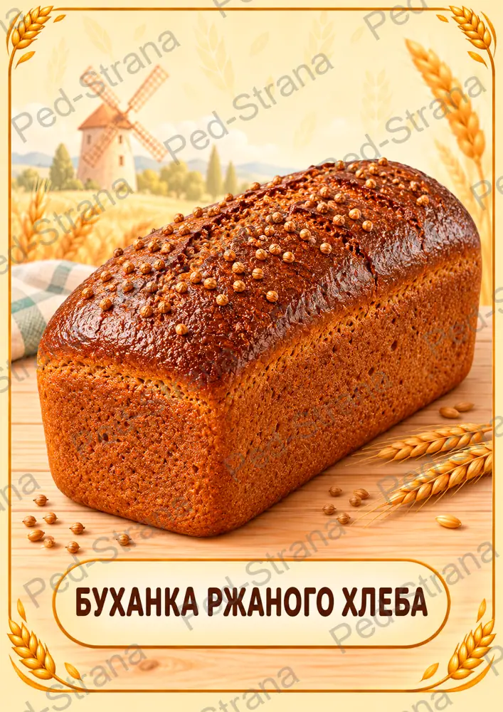 Познавательные карточки "Хлебобулочные изделия" — страница-пример 4