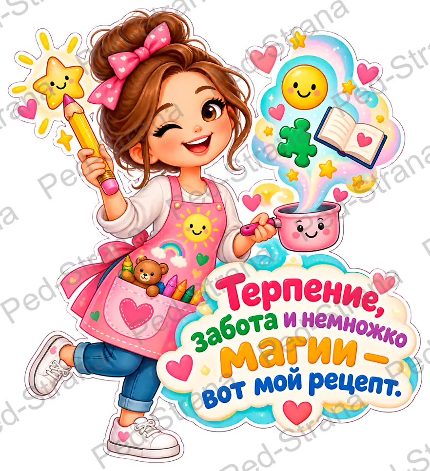 Облачка для оформления ко Дню дошкольного работника — страница-пример 5