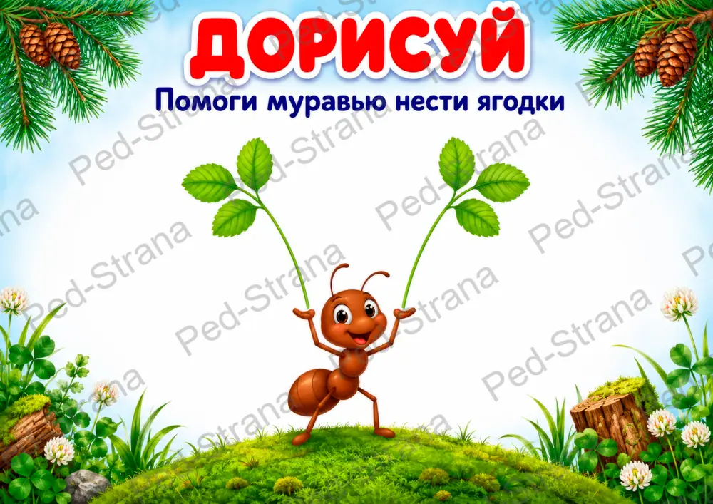 Дорисуй. Насекомые — страница-пример 8