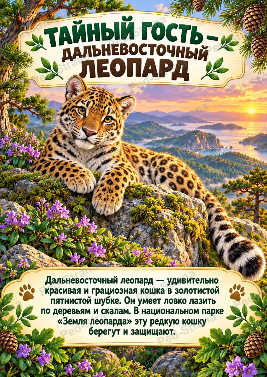 Тематический альбом «Заповедники и национальные парки» — страница-пример 6