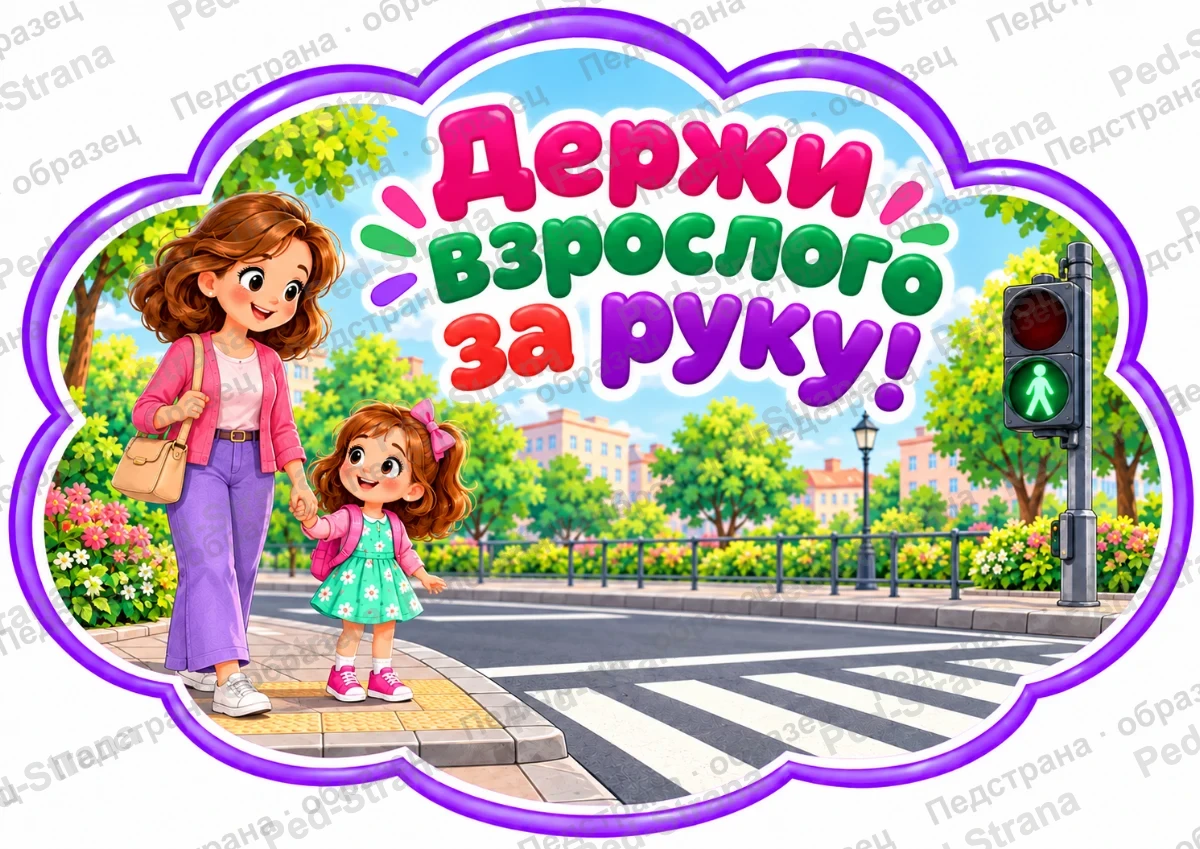 Речевые облачка «Я знаю правила дорожного движения!» — страница-пример 3