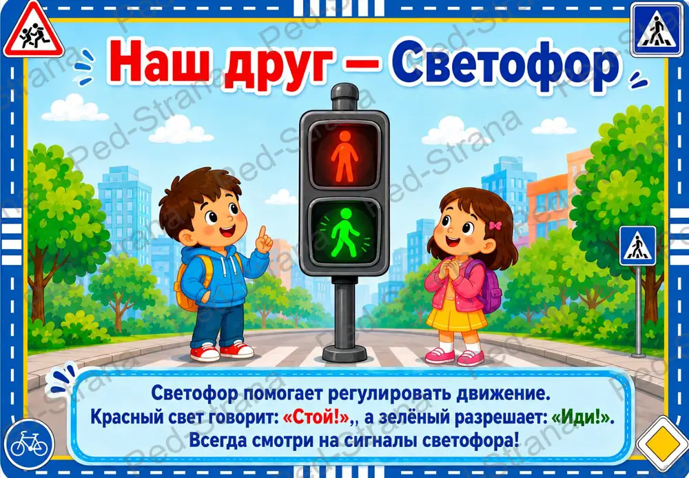 Презентация "14 августа - Международный день ПДД. Безопасная дорога" — страница-пример 3