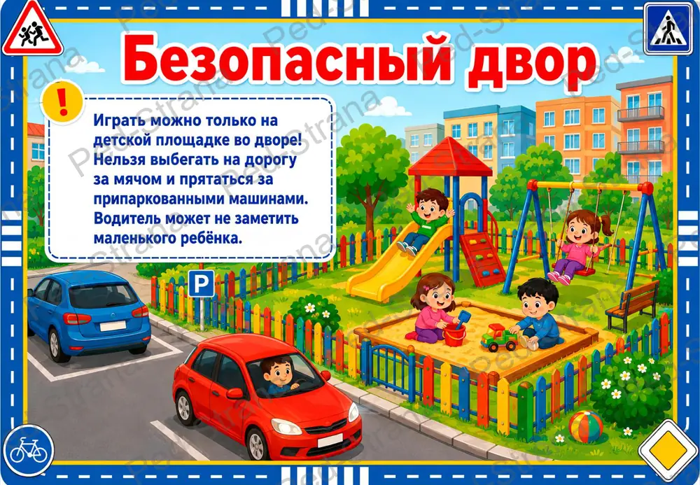 Презентация "14 августа - Международный день ПДД. Безопасная дорога" — страница-пример 7