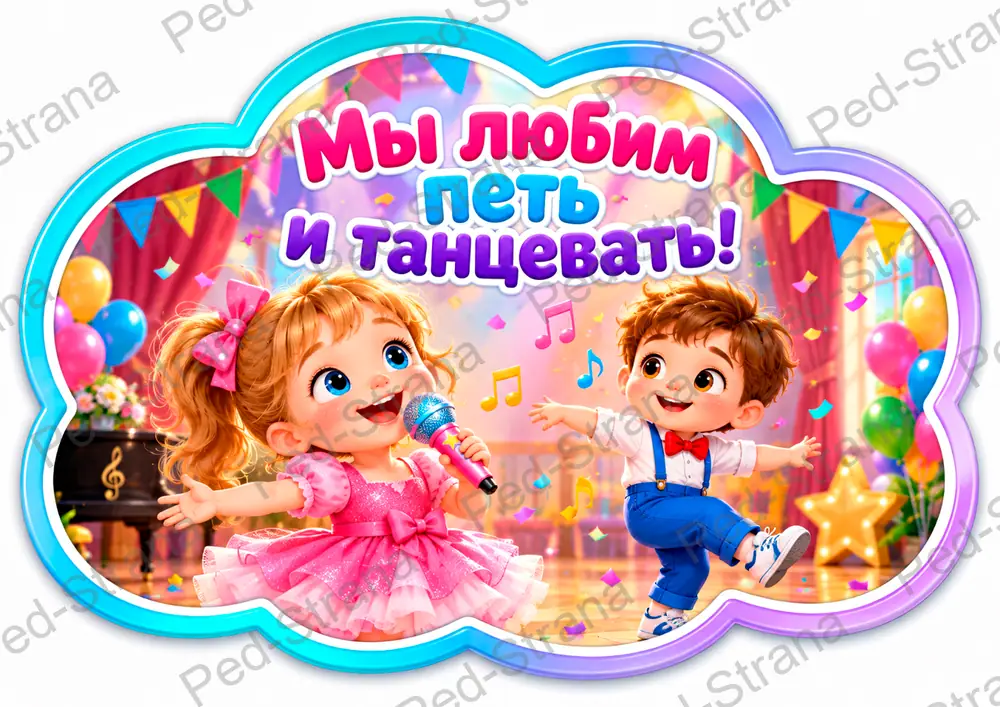 Речевые облачка "День музыки" — страница-пример 3