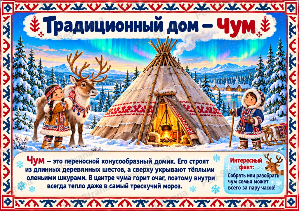Народы России: Ханты — удивительный мир северной тайги — страница-пример 2