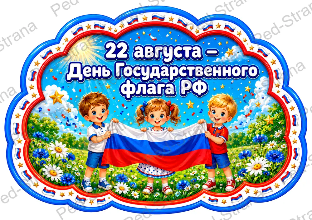 Речевые облачка "День флага РФ" — страница-пример 2