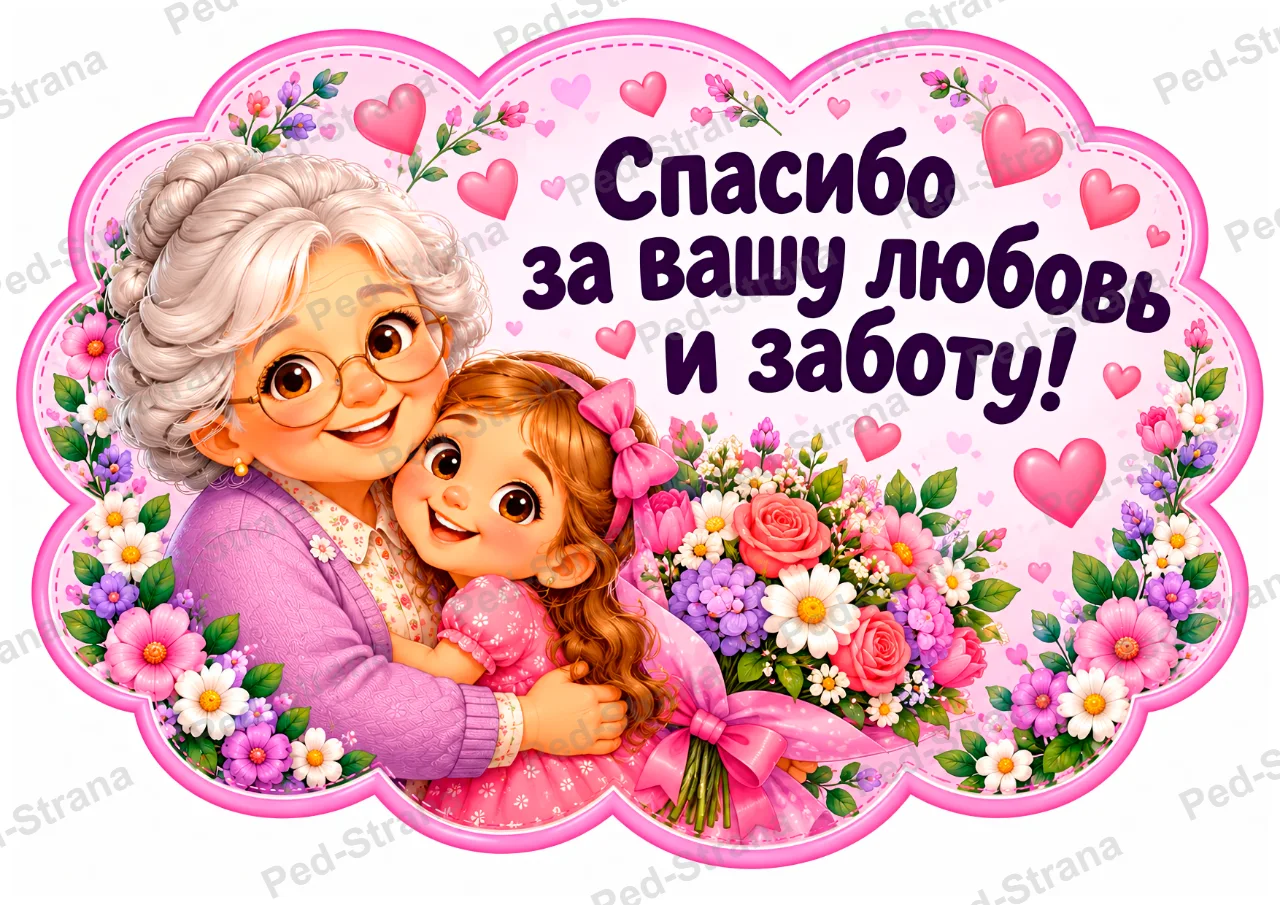 Речевые облачка «День бабушек и дедушек» — страница-пример 2
