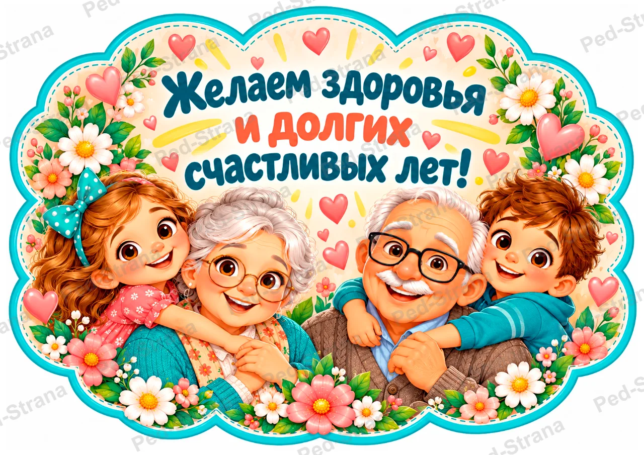 Речевые облачка «День бабушек и дедушек» — страница-пример 4