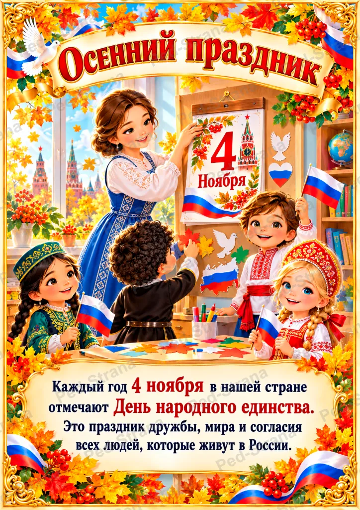 Тематический альбом «Вместе мы - Россия!» ко Дню народного единства — страница-пример 2