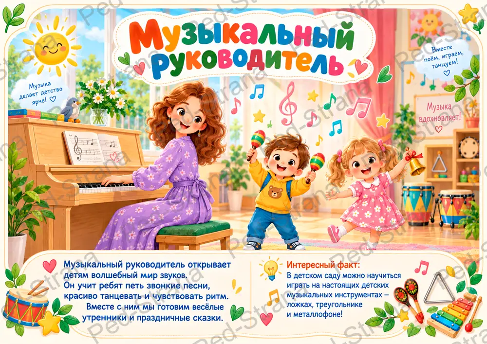 Тематический альбом "Кто заботится о нас в детском саду" — страница-пример 5