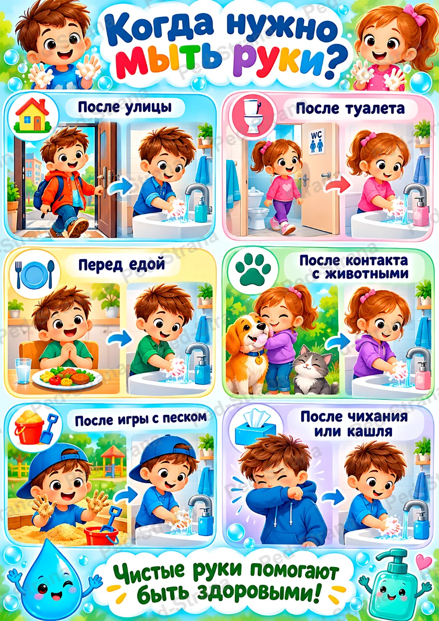 Папка-передвижка «15 октября - Всемирный день мытья рук» — страница-пример 2