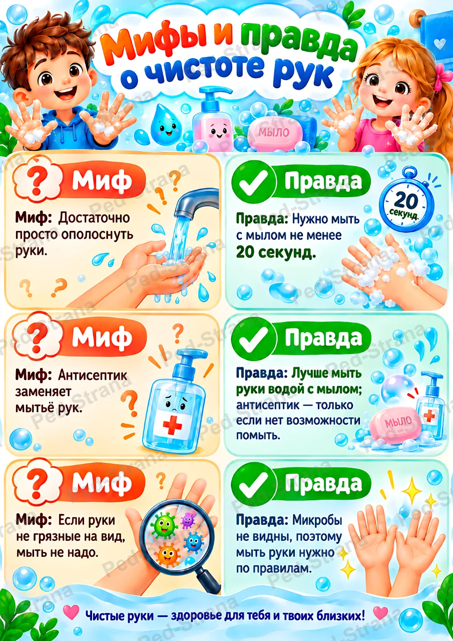 Папка-передвижка «15 октября - Всемирный день мытья рук» — страница-пример 4