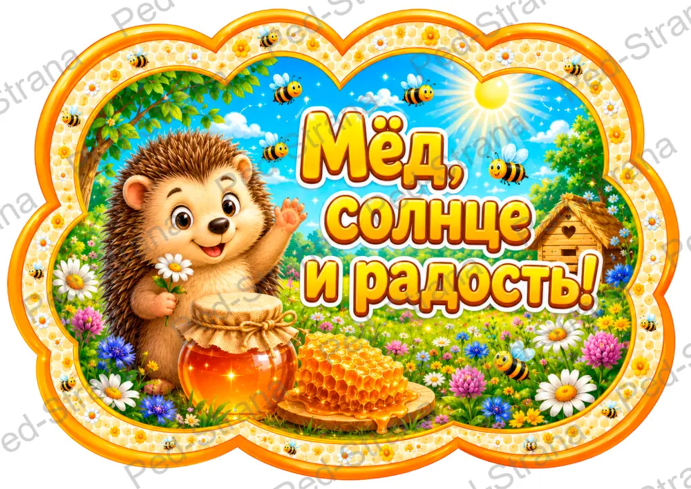 Речевые облачка "Медовый Спас" — страница-пример 4