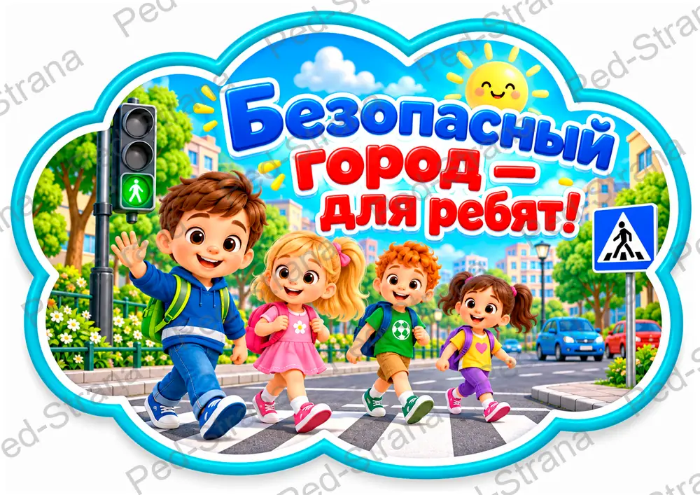 Речевые облачка "Я знаю ПДД" — страница-пример 15