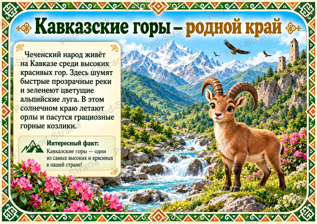 Народы России: Чеченцы — страница-пример 1