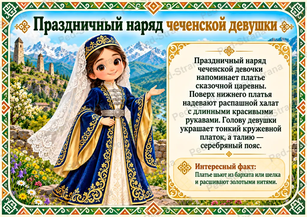 Народы России: Чеченцы — страница-пример 4