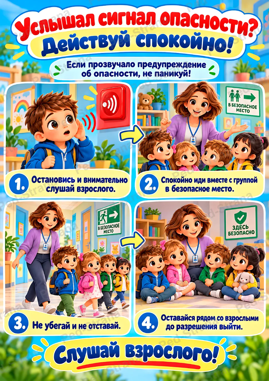 Папка - передвижка "Безопасность при угрозе БПЛА" — страница-пример 2