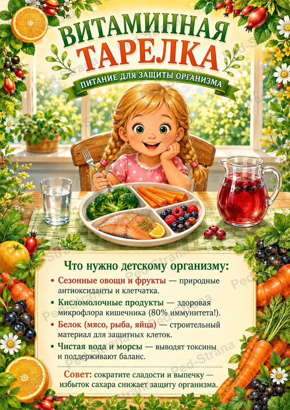 "Папка-передвижка" Крепкий иммунитет — страница-пример 4