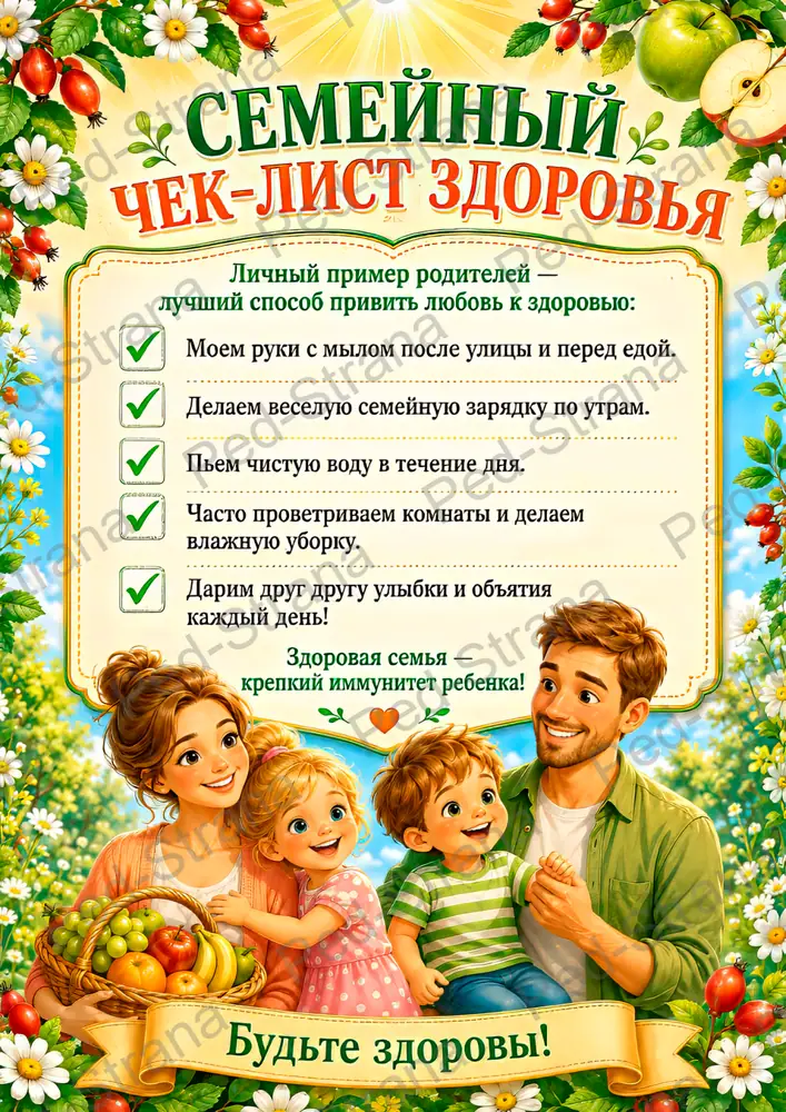 "Папка-передвижка" Крепкий иммунитет — страница-пример 8