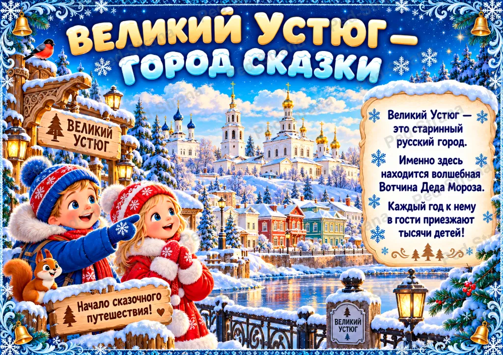 В гости к Деду Морозу: Великий Устюг — страница-пример 1