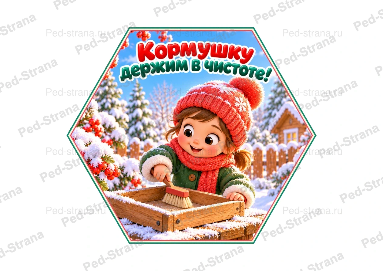 Гексы «Синичкин день» — страница-пример 3