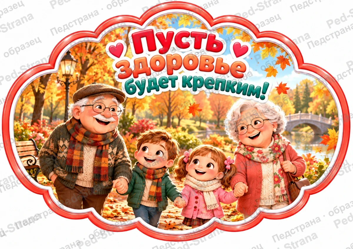 Речевые облачка «День бабушек и дедушек» — Тёплые семейные истории — страница-пример 3