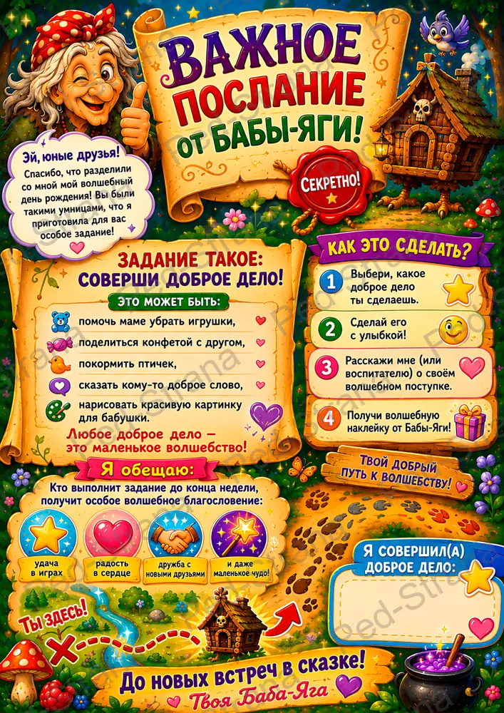 Папка-передвижка «30 июня - День рождения Бабы-Яги» — страница-пример 11
