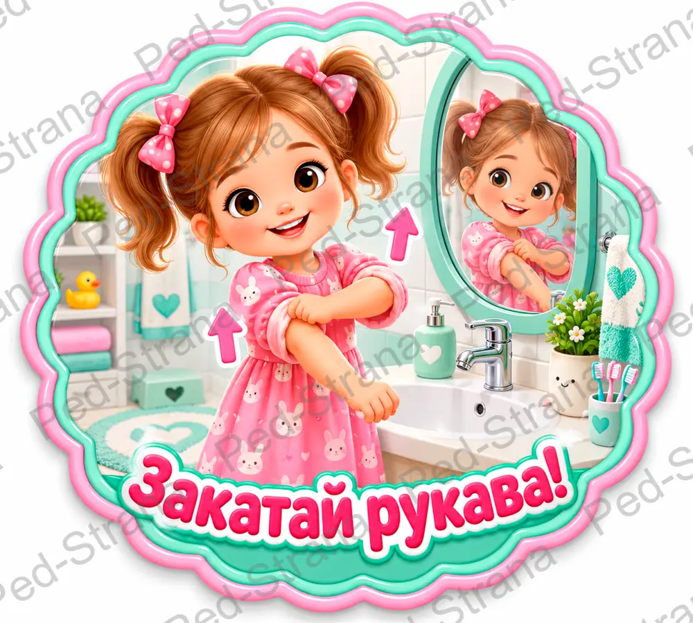 Алгоритм мытья рук — страница-пример 8