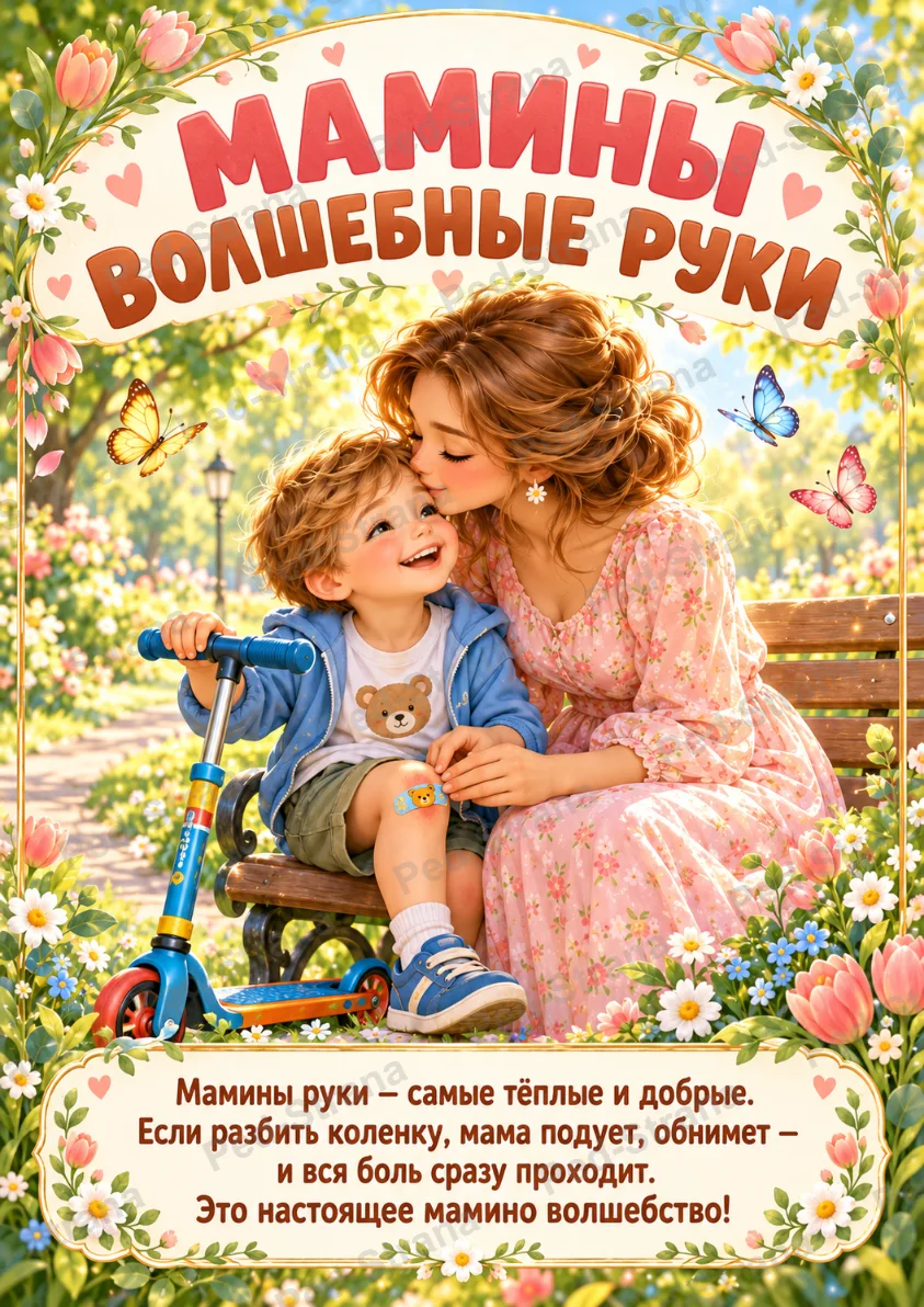Тематический альбом «Мамочка - мой целый мир» ко Дню матери — страница-пример 3