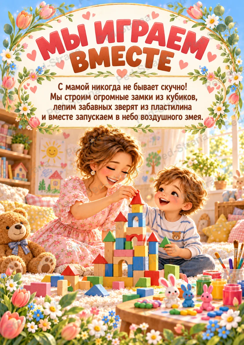Тематический альбом «Мамочка - мой целый мир» ко Дню матери — страница-пример 4
