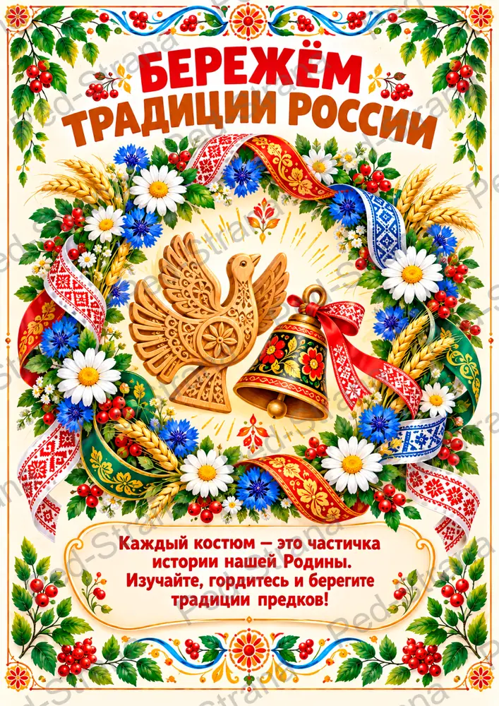 Познавательный альбом "Национальные костюмы народов России" — страница-пример 17