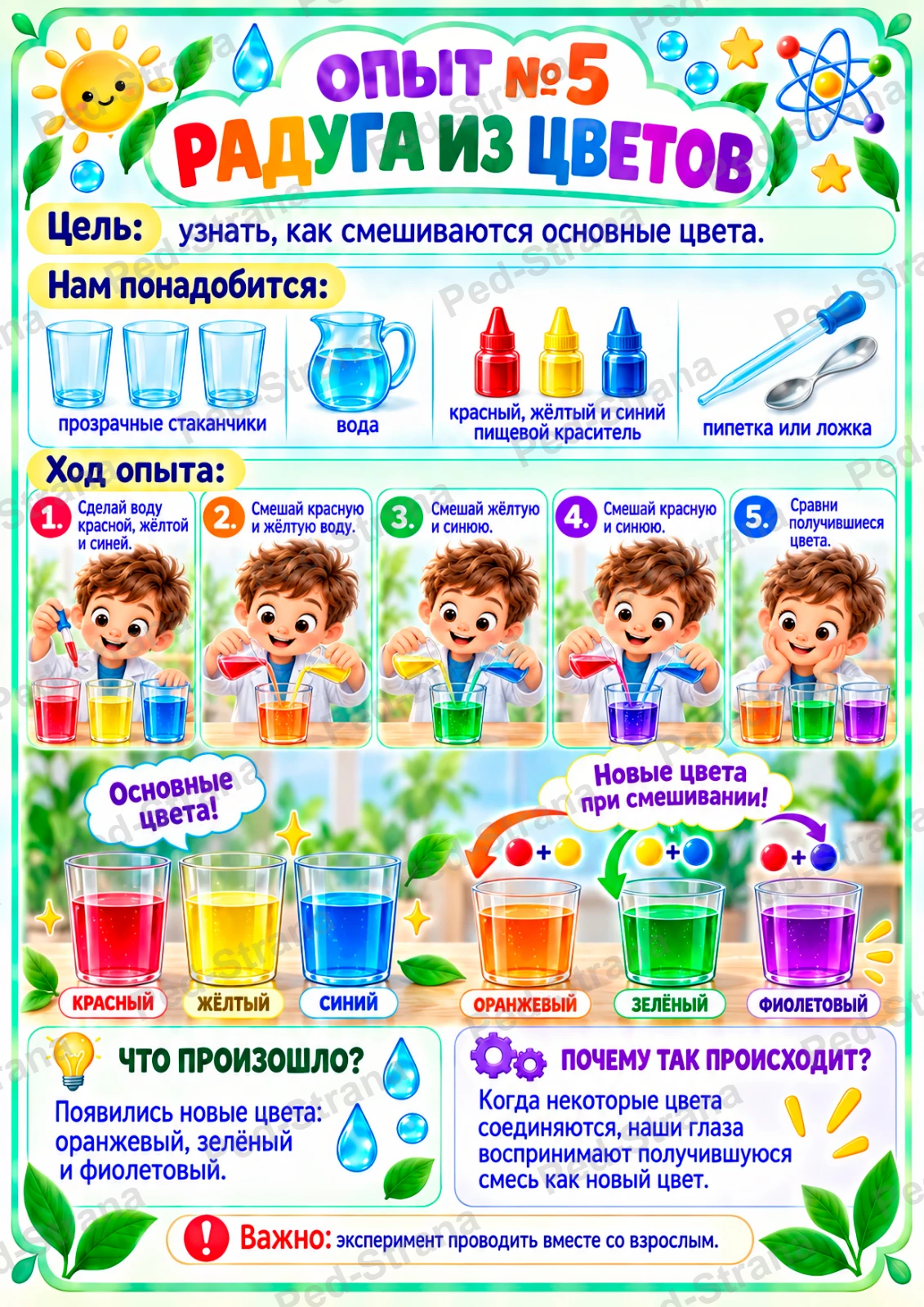 Картотека опытов и экспериментов для дошкольников — страница-пример 2