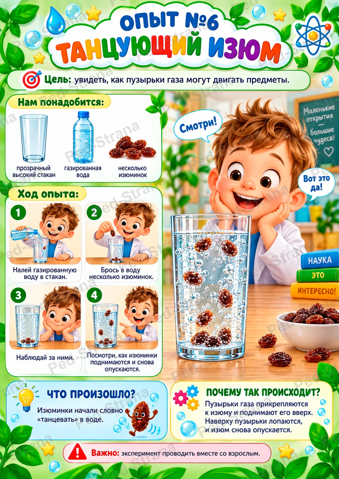 Картотека опытов и экспериментов для дошкольников — страница-пример 3