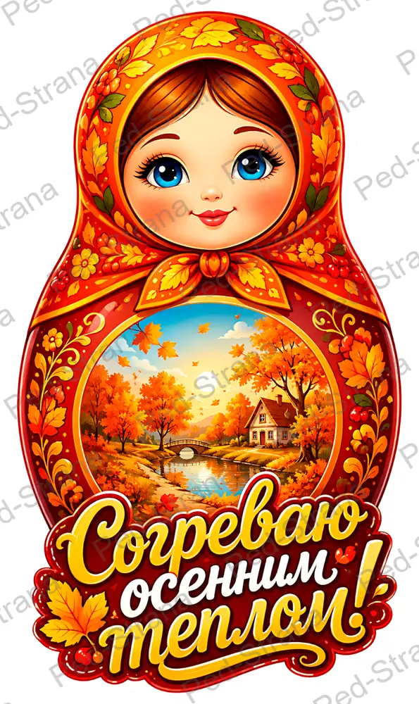 Оформление "Осенние матрёшки" — страница-пример 8
