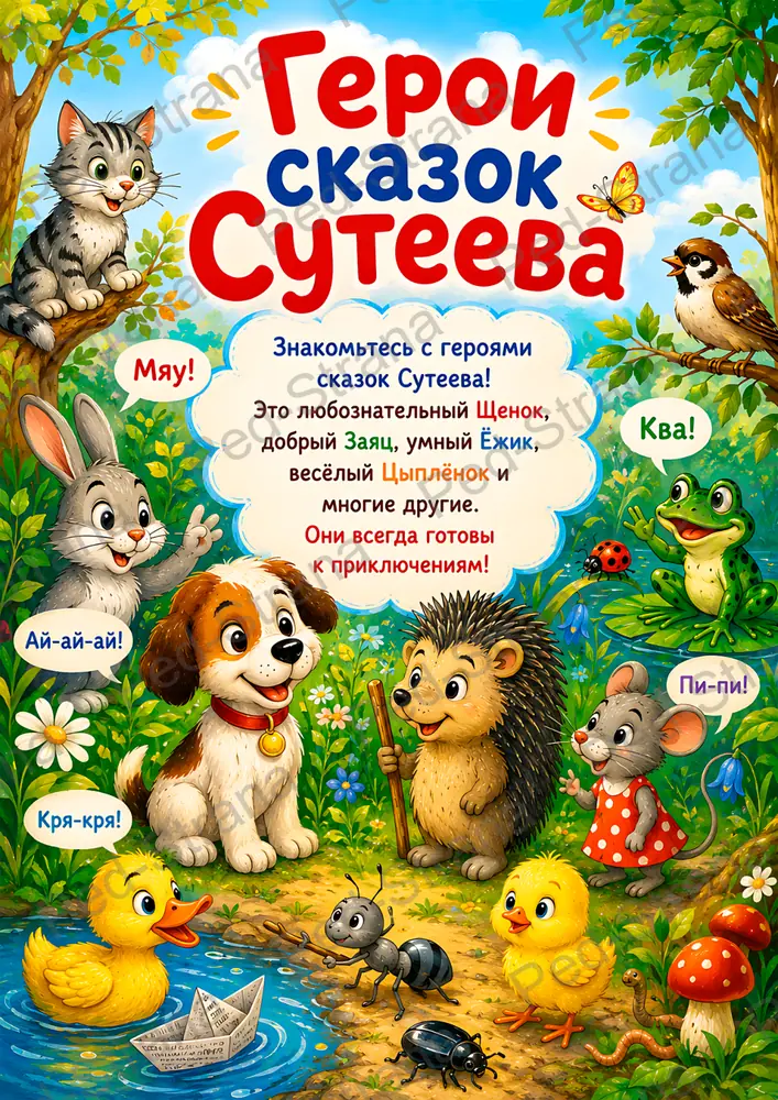 Папка-передвижка "Владимир Сутеев" — страница-пример 5