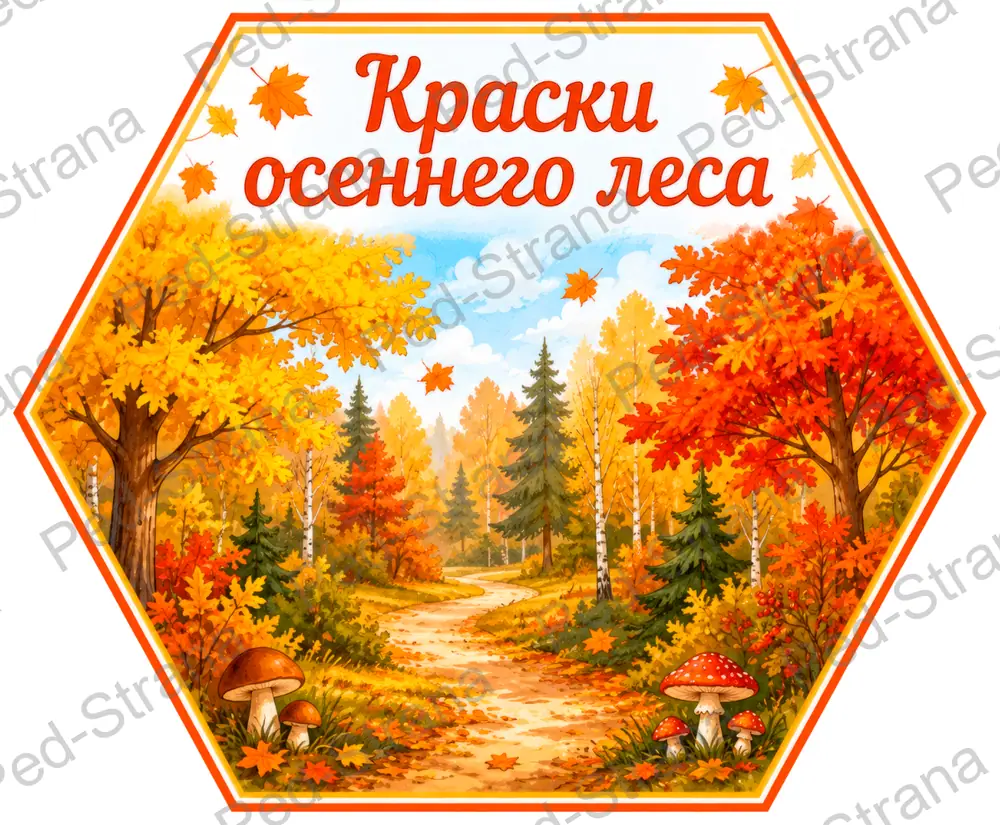 Гексы «Здравствуй, осень золотая!» — страница-пример 3